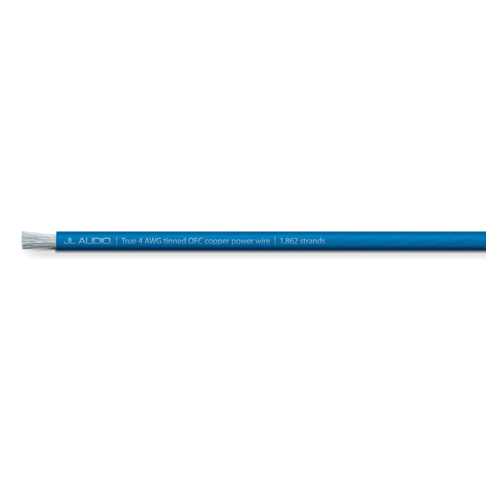 JL Audio JLM-XD-BPW4-100 4 AWG Premium Power Cable - Blue