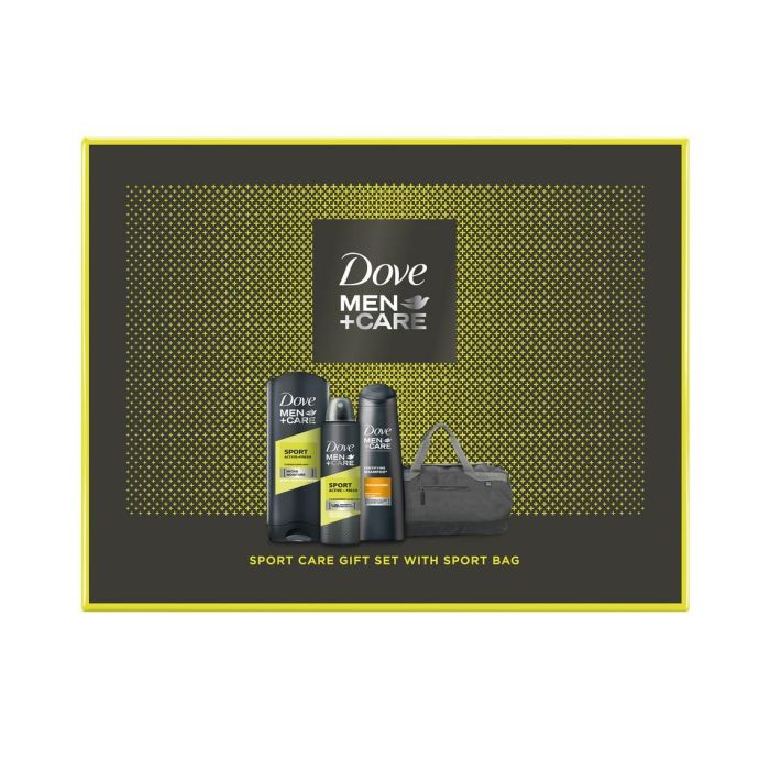 DOVE Men Set: Shower Gel + Deodorant + Shampoo + Sports Bag (8710847975301)