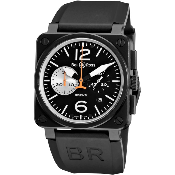 Bell & Ross Aviation BR03 Men's Watch BR03-94BLCKWHIT