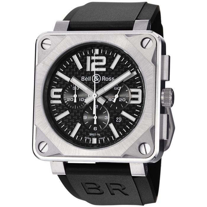 Bell & Ross Aviation Chronograph Men's Watch BR01-94TTNMCRBN