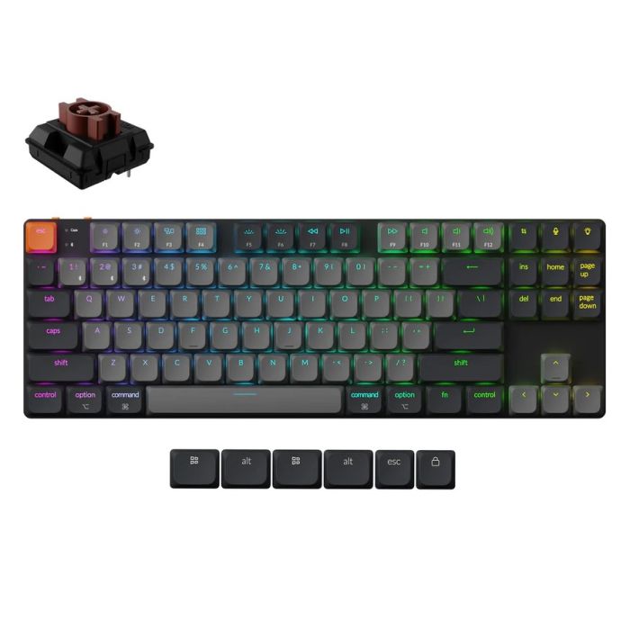 Keychron K1 Wireless Keyboard RGB Black (K1X-B3)