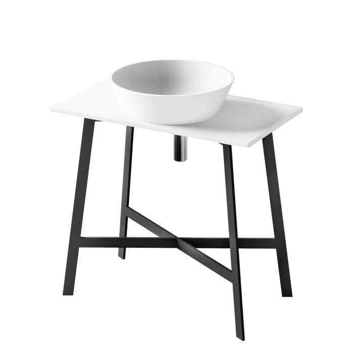 Deco Mf Kājas ar Silkstone Virsmu 800X450 (MFDECS450/00)