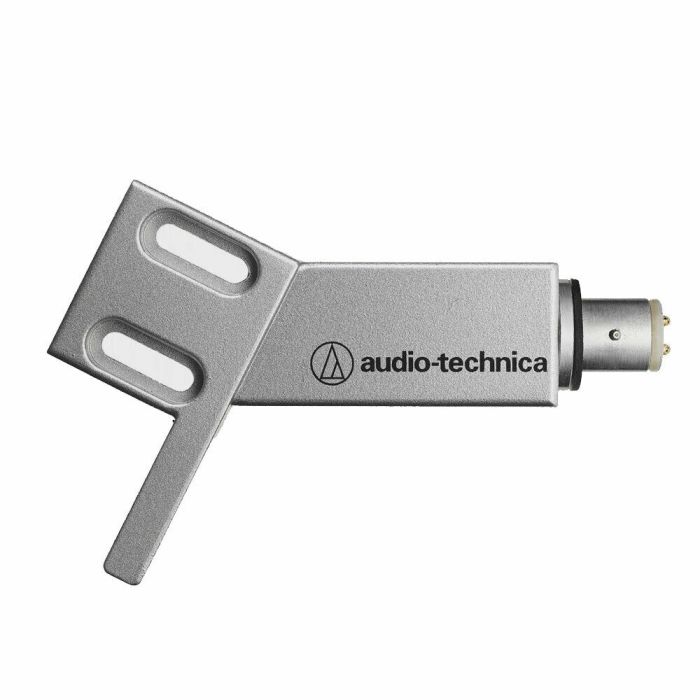 Audio Technica AT-HS4SV Angled Shape Headshell for Straight Tonearm Silver Audio Technica AT-HS4SV Angled Shape Headshell for Straight Tonearm Silver