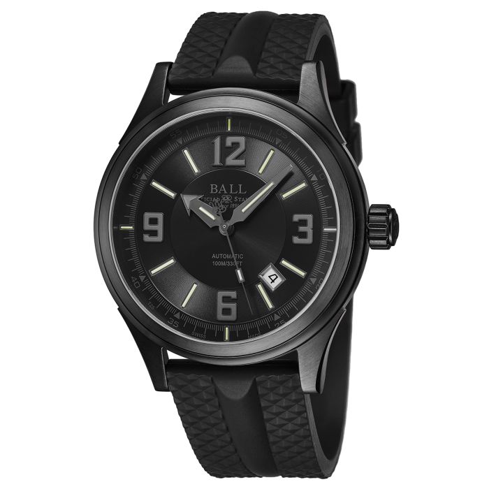 Ball Fireman Racer DLC Men's Watch NM3098C-PJ-BK Ball Fireman Racer DLC Men's Watch NM3098C-PJ-BK