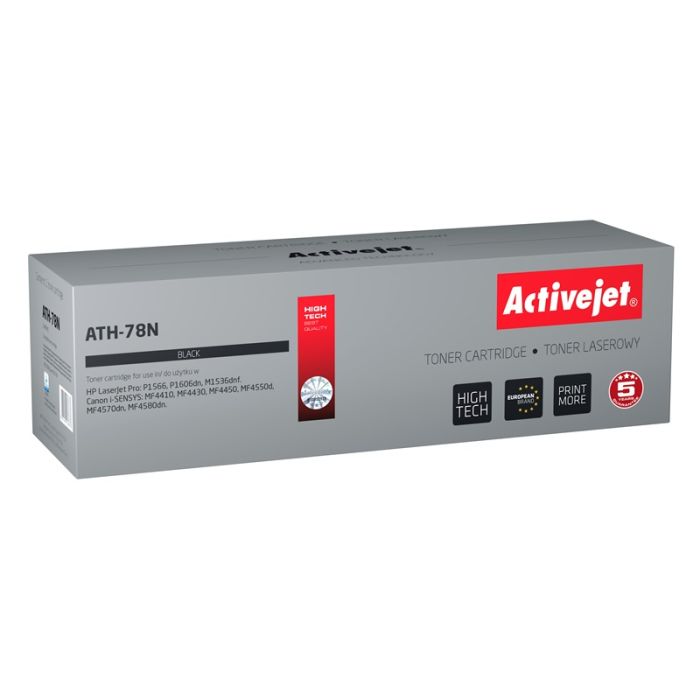 Activejet ATH-78N HP 78A CE278A, Canon CGR-728 replacement Supreme 2500 pages black Activejet ATH-78N HP 78A CE278A, Canon CGR-728 replacement Supreme 2500 pages black