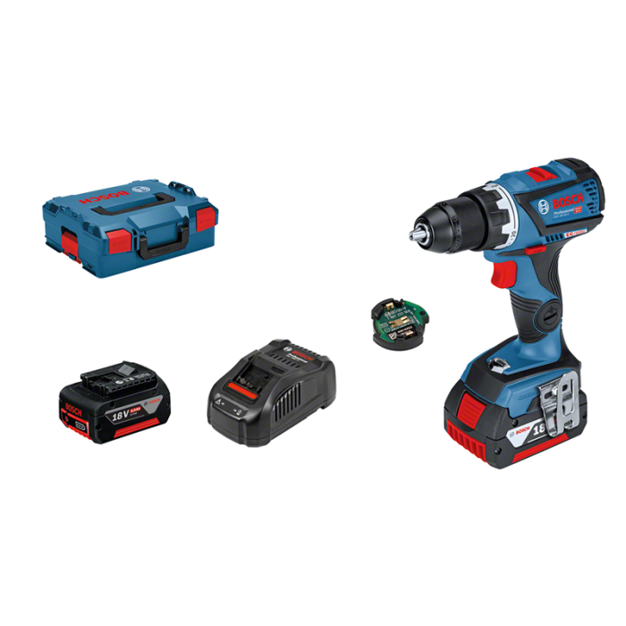 Bosch GSR 18V-60 C, 2x5.0Ah, 1880CV, CoMo L-Boxx (06019G1101)