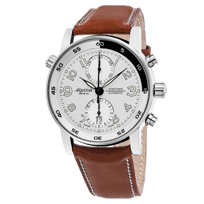 Alpina Startimer Chronograph Automatic Men's Watch AL-725LWW4R16BRN