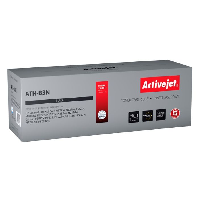 Activejet ATH-83N HP 83A CF283A, Canon CRG-737 replacement Supreme 1500 pages black Activejet ATH-83N HP 83A CF283A, Canon CRG-737 replacement Supreme 1500 pages black