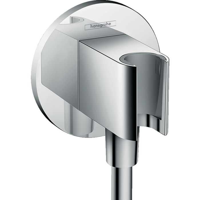 Hansgrohe FixFit Wall Outlet S with Shower Holde Chrome (26487000)