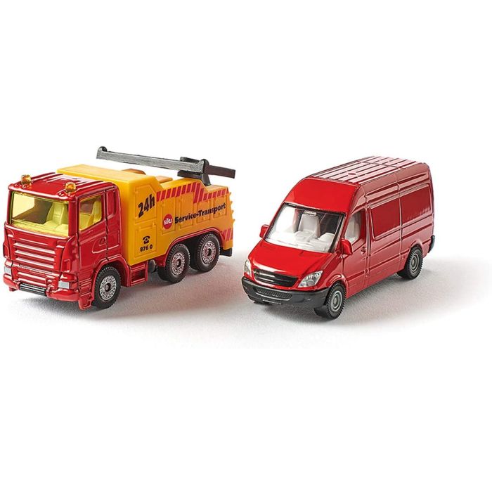 Siku Breakdown truck with van (1667) Siku Breakdown truck with van (1667)