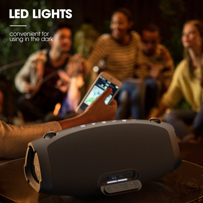 W-King X10 Portable Bluetooth Speaker 70W - 15600mAh 3.7V / 7.2V 7800mAh