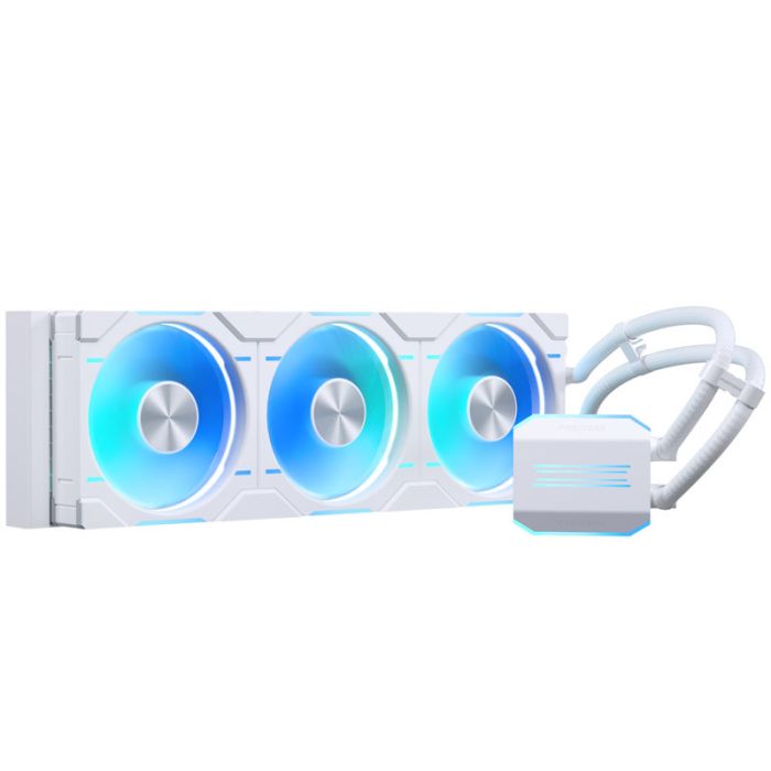 PHANTEKS Glacier One 360D30 DRGB AIO Liquid CPU Cooler, White (PH-GO360D30_DWT01)