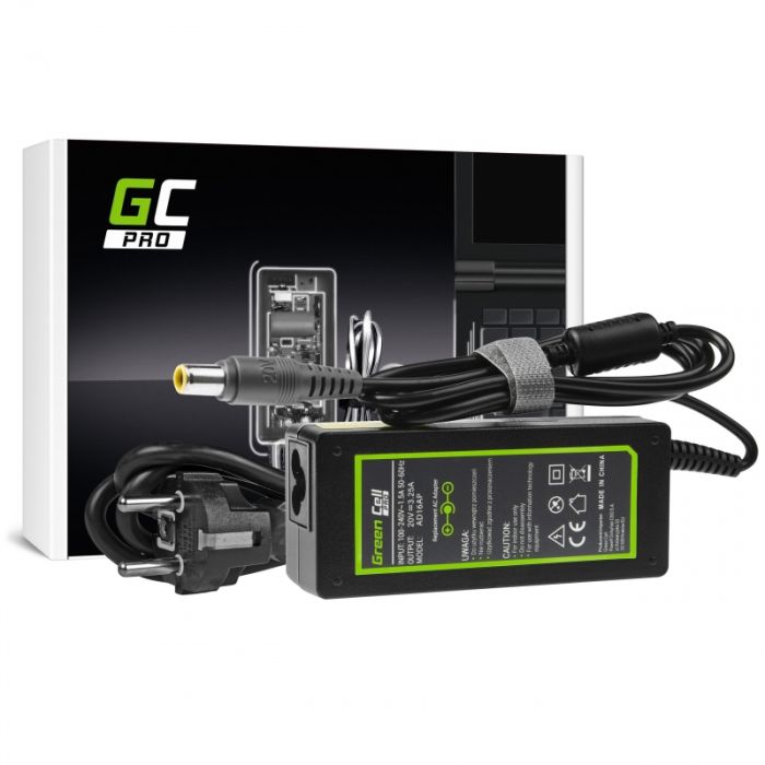 Green Cell AD16AP Charger / AC Adapter Green Cell PRO 20V 3.25A 65W for Lenovo B590 ThinkPad R61 R500 T430 T430s T510 T520 T530 X200 X201 X220 Green Cell AD16AP Charger / AC Adapter Green Cell PRO 20V 3.25A 65W for Lenovo B590 ThinkPad R61 R500 T430 T430s T510 T520 T530 X200 X201 X220