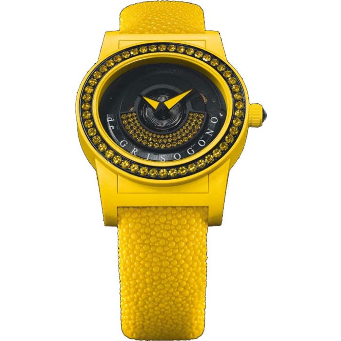 DeGrisogono Tondo by Night  Ladies Watch Tondo-by-Night-Yellow