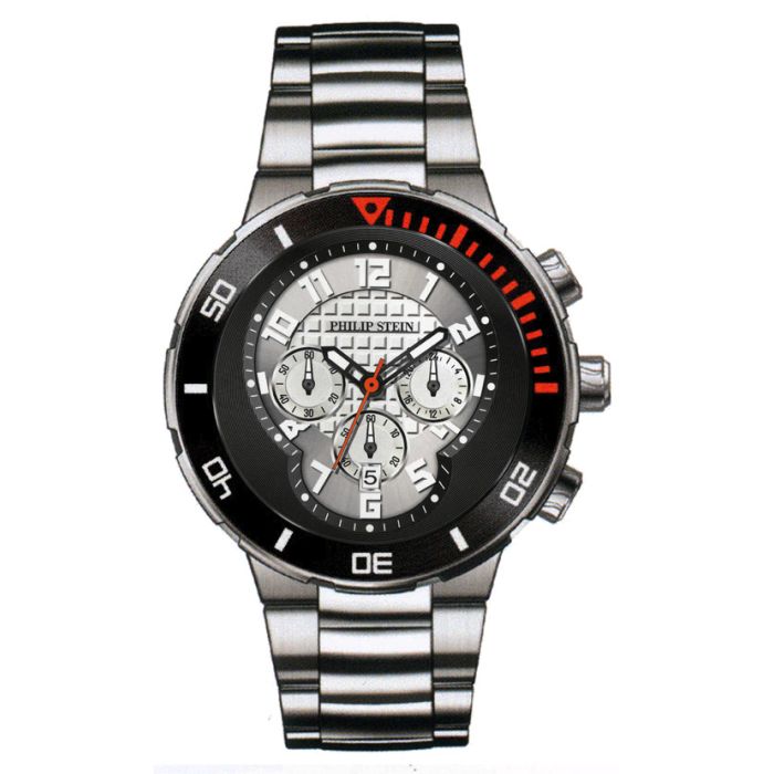 Philip Stein Active Extreme 46mm Chronograph Unisex Watch 33-XBOGR-SS