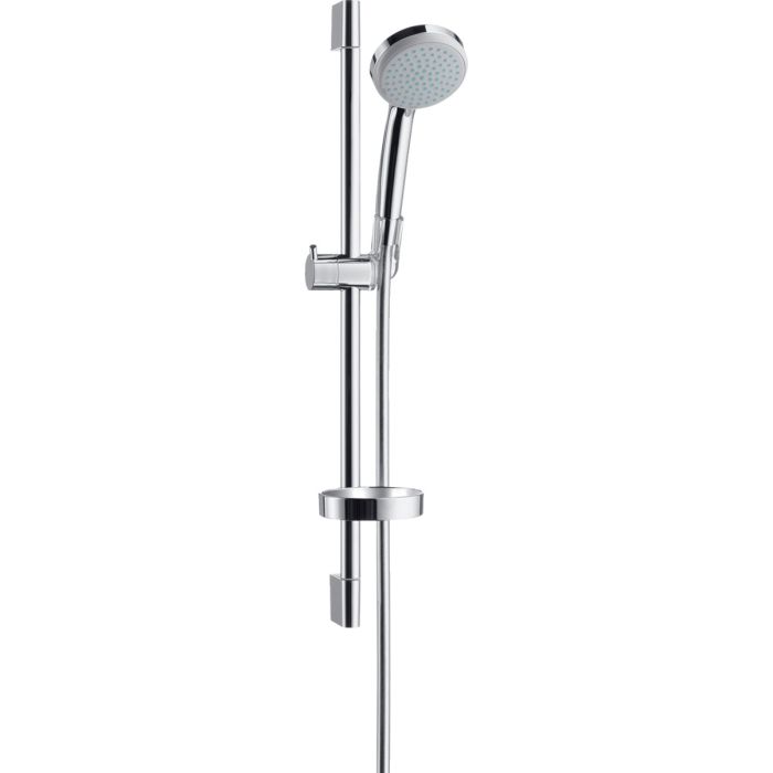Hansgrohe Croma 100 Vario Dušas Komplekts Ar 65cm Stieni Hromēts (27772000) Hansgrohe Croma 100 Vario Dušas Komplekts Ar 65cm Stieni Hromēts (27772000)