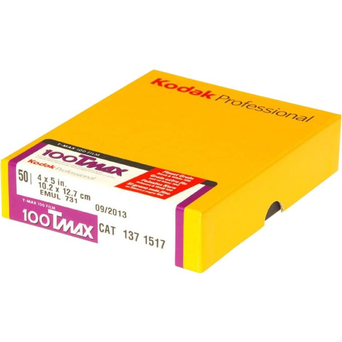 Kodak T-MAX 100 4x5 50 Sheets (1371517)