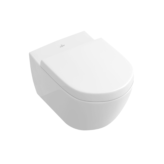 Villeroy&Boch Subway 2.0 Combi-Pack Piekaramais WC ar Soft Close Vāku Balts (5614R201)