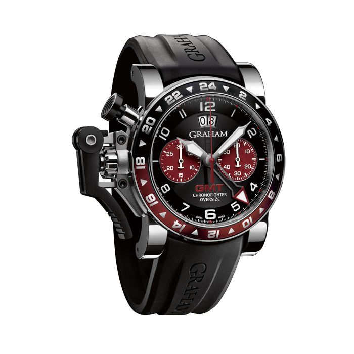 Graham Chronofighter Oversize GMT Steel  Men's Watch 2OVGS.B20A