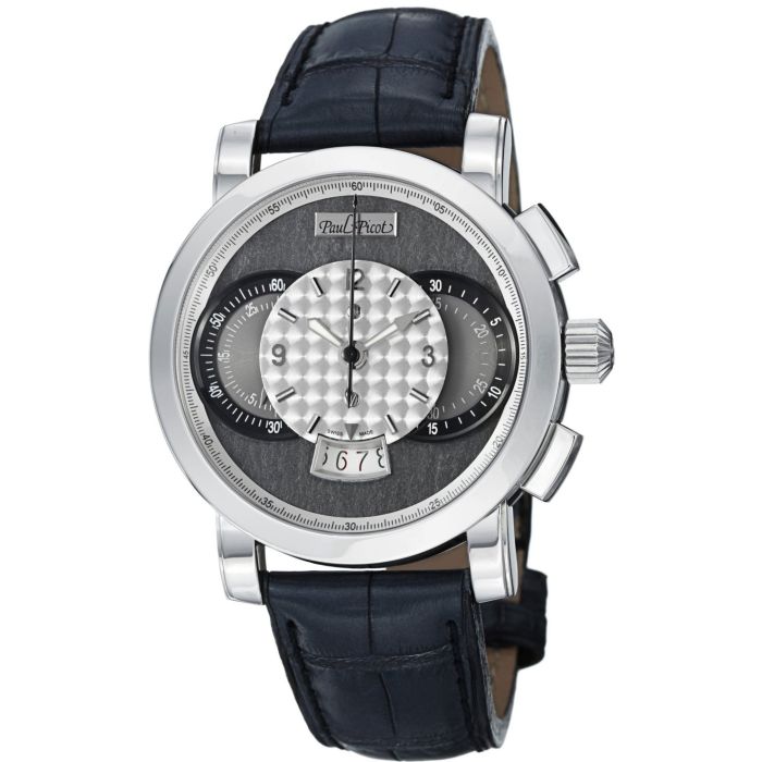 Paul Picot Technograph Wild 44mm Men's Watch P0334-2Q.SG.A3201