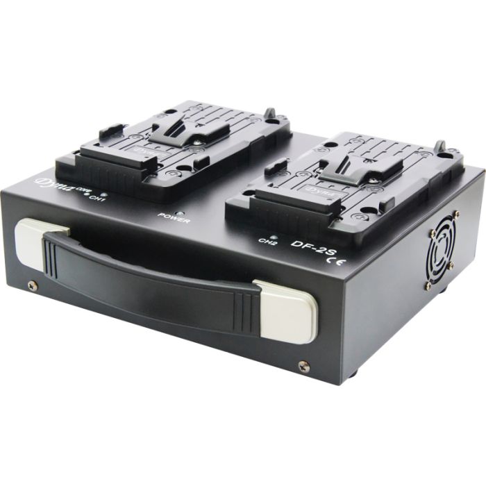 Dynacore DF-2S V-Mount Battery Fast Charger 2-Channel