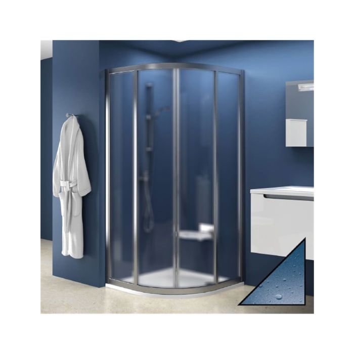 Ravak Shower Corner SKCP4-90 Satin + Polystyrene Pearl (3117OU0211)