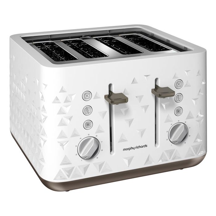 Morphy Richards Prism Four-Slice Toaster - White (248102)