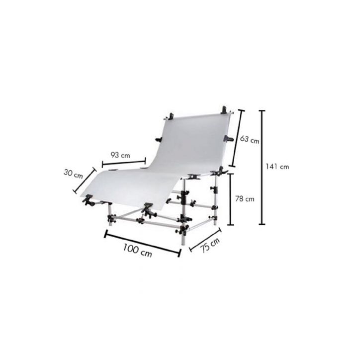 Falcon Eyes Photo Table ST-1020A 100x200cm