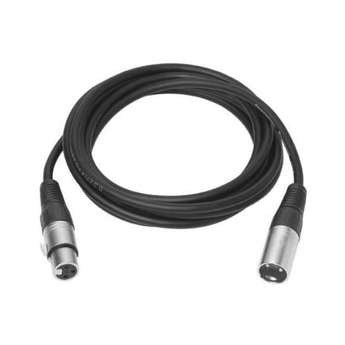 Vivolink XLR M/F cable 5m Black (PROAUDXLRMF5)