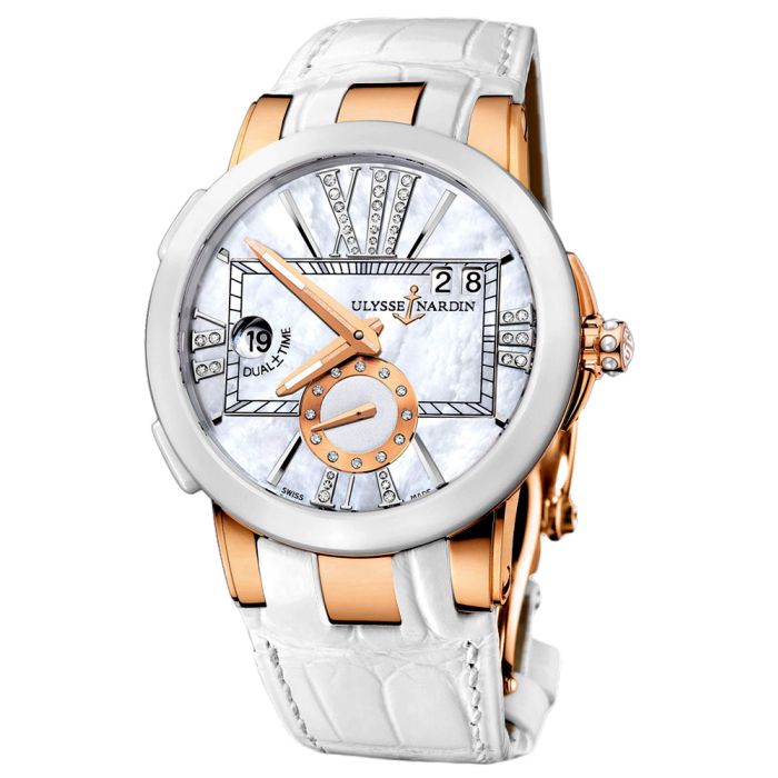 Ulysse Nardin Executive Dual Time Ladies Ladies Watch 246-10-391