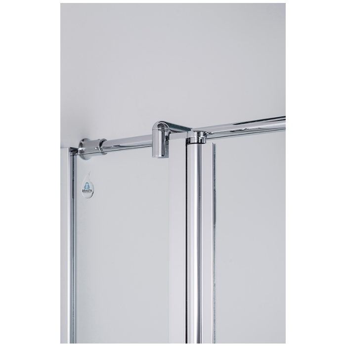 Baltijos Brasta KARINA Shower Enclosure 80x80 Tinted Brown