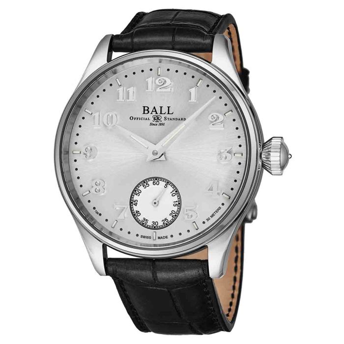 Ball Trainmaster Cleveland Night Express Men's Watch NM3038D-LL2J-WH