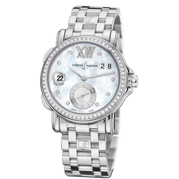Ulysse Nardin Dual Time Lady Ladies Watch 243-22B-7.391