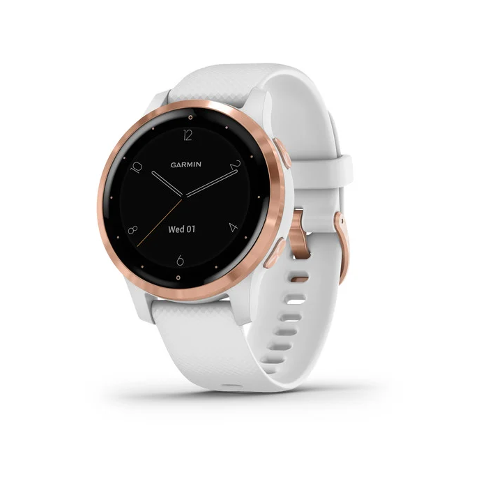 Garmin Vivoactive 4S White with Rose-gold Hardware (010-02172-23)