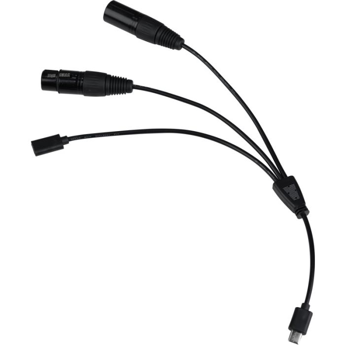 Nanlite USB-C to DMX Cable Splitter (CB-DMX-USBC-1/3)