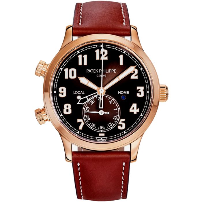 Patek Philippe Calatrava Pilot Travel Time Men's Watch 5524R-001