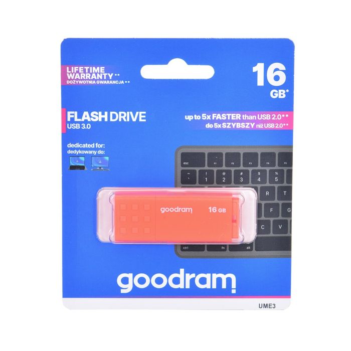 Goodram UME3 USB 16GB Interface 3.2 gen 1 (UME3-0160O0R11)