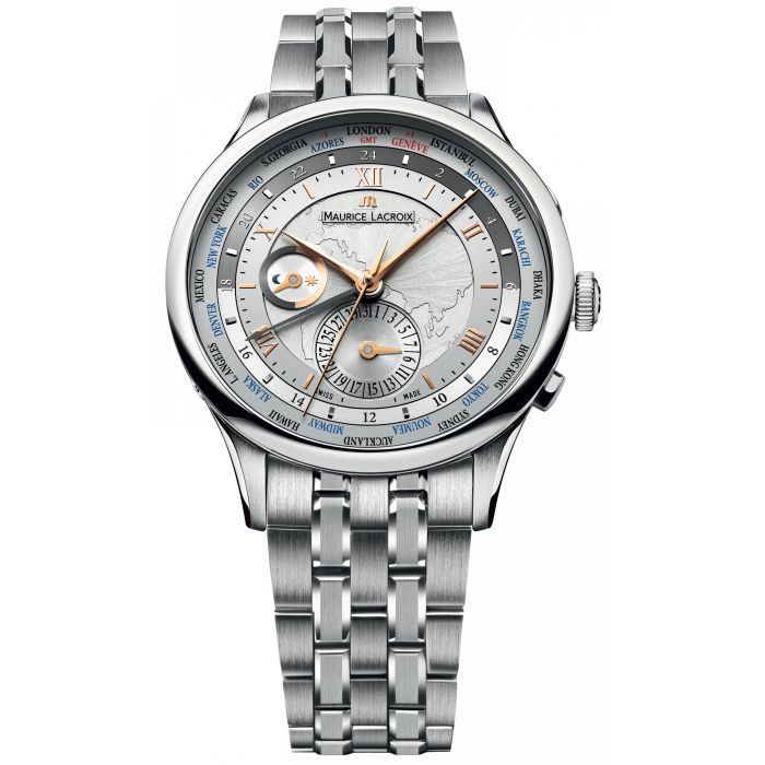 Maurice Lacroix Masterpiece Worldtimer Men's Watch MP6008-SS002-110