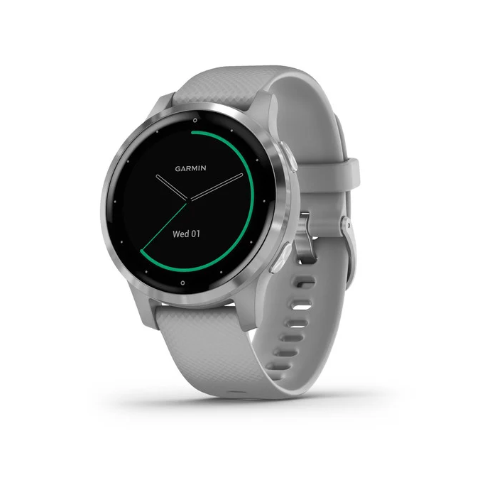 Garmin Vivoactive 4S Powder Gray/Silver (010-02172-03)
