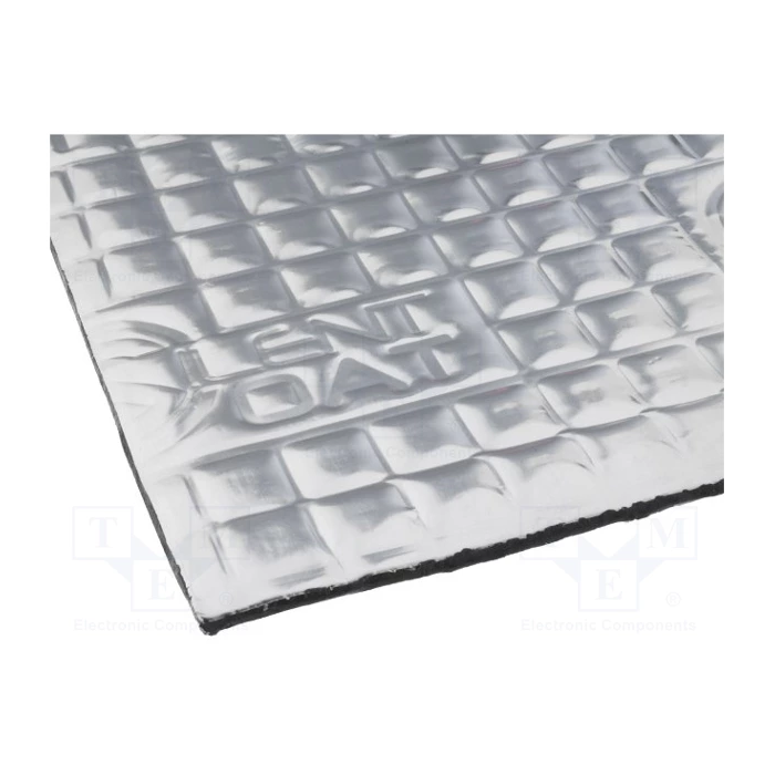 Silent Coat Damping mat, extra/aluminium foil/butyl rubber/ 375x250x4mm (SC-M4-23) Skaņas Izolācija