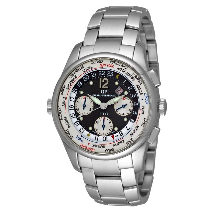 Girard-Perregaux World Timer WW.TC Chronograph World Timer WW.TC Financial Chronograph Men's Watch 49805-11-255-11A