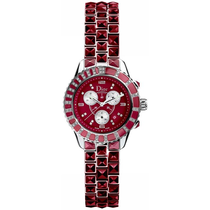 Christian Dior Christal Chronograph Ladies Watch CD11431GM001