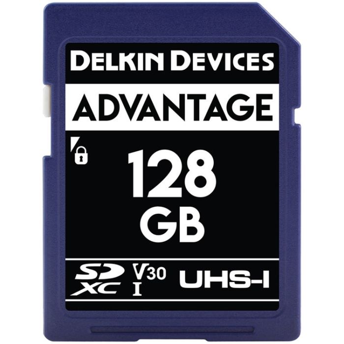 Delkin Advantage SDXC 128GB Class 10 U3 V30 90/90 MB/s (DDSD633128GB-A) Delkin Advantage SDXC 128GB Class 10 U3 V30 90/90 MB/s (DDSD633128GB-A)