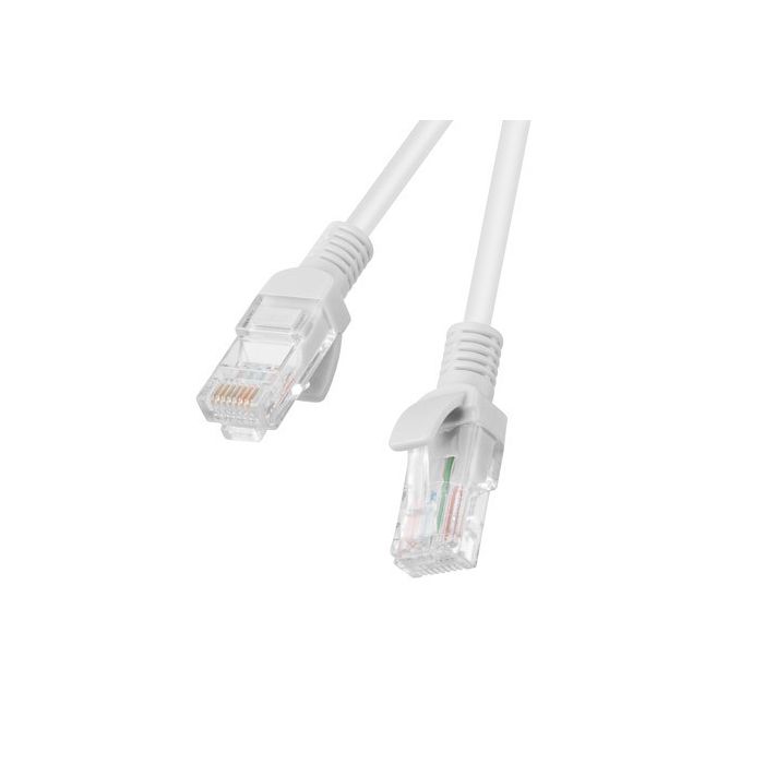 Lanberg Patchcord CAT.6 UTP 1.5M Grey Fluke Passed 10-pack