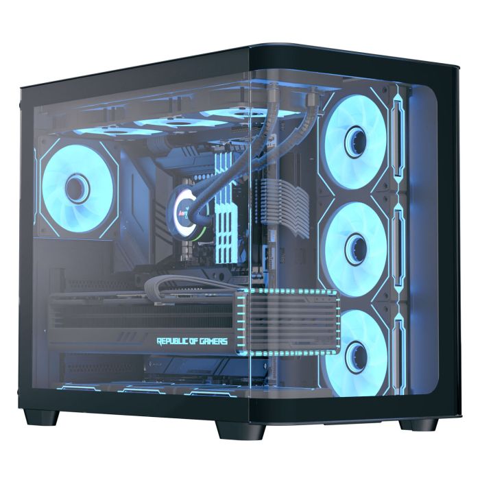 P500C PC Case, Mid Tower, ATX, Tempered Glass - Black (ACCM-PN01043.11)