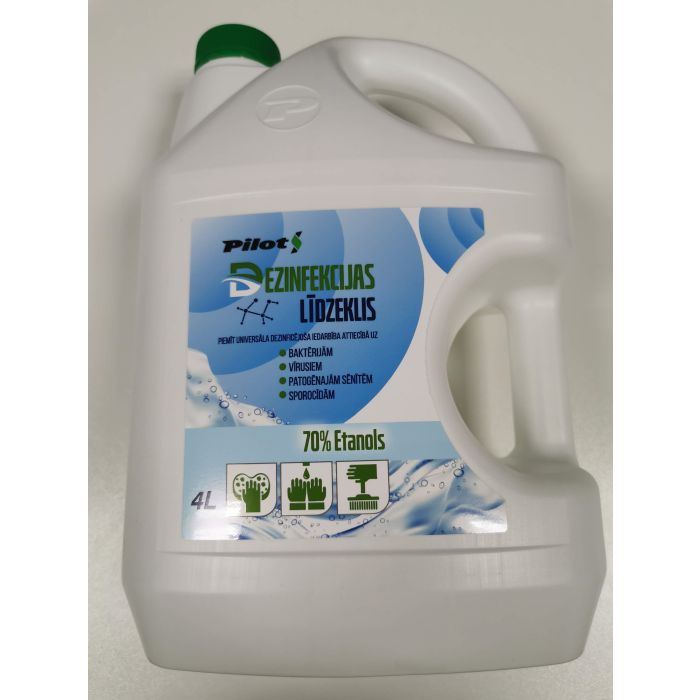 Pilots disinfectant 4L 70% ethanol Pilots disinfectant 4L 70% ethanol