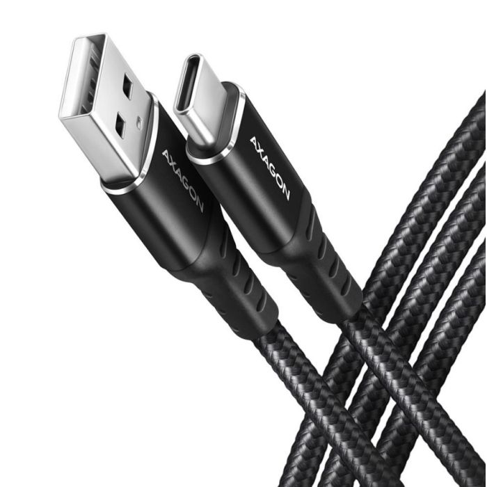 Axagon USB C to USB 2.0 Cable 1m Black (BUCM-AM10AB)