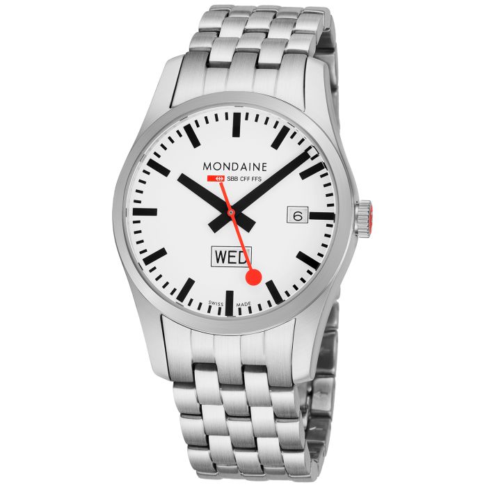 Mondaine Retro Date Men's Watch A6673034016SBM