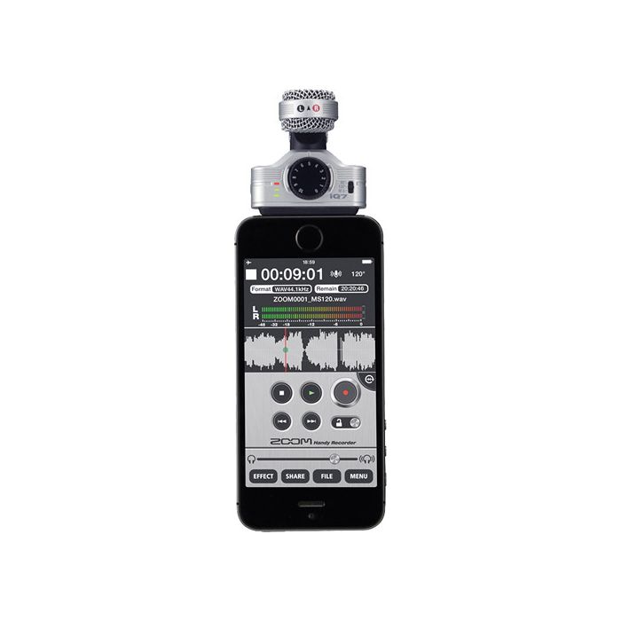 Zoom iQ7 Professional Stereo Microphone iPhone, iPad, and iPod Touch