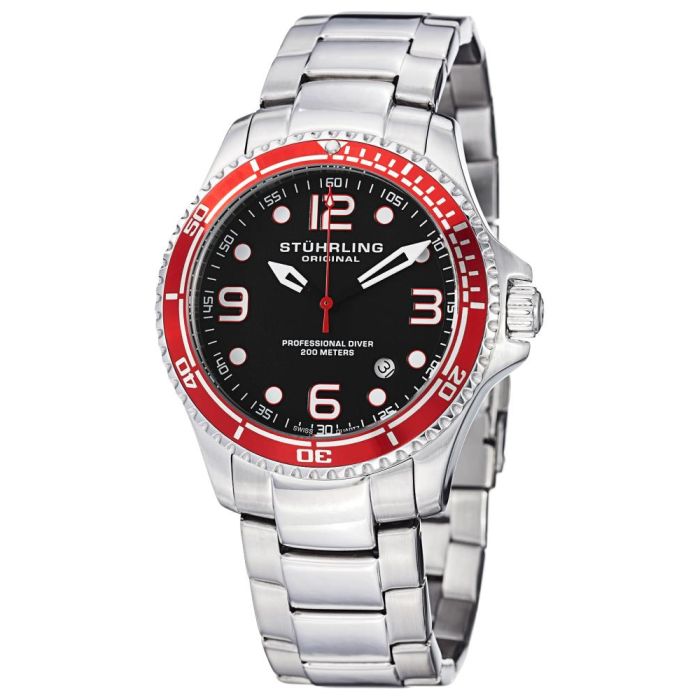 Stuhrling Aquadiver Men's Watch 593.332TT11 Stuhrling Aquadiver Men's Watch 593.332TT11